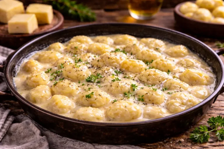 Gnocchi alla bava Val d'aosta