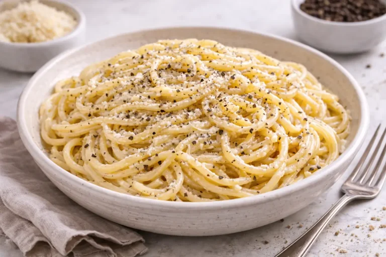 cacio e pepe spaghetti