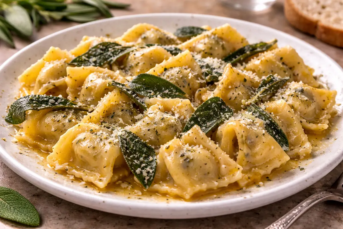 Agnolotti filled pasta piedmont