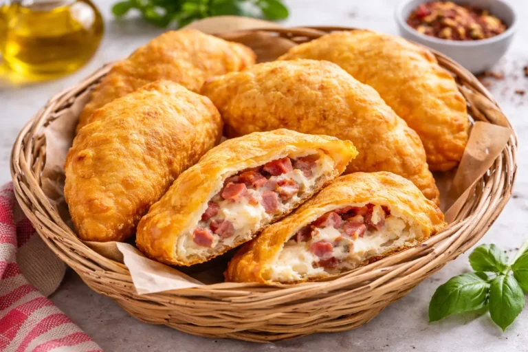 Fried neapolitan pizza