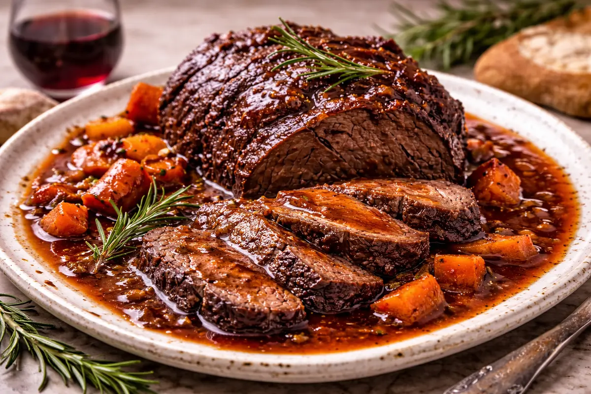 Beef Braised in Barolo Wine