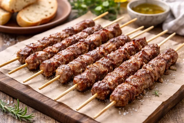 grilled arrosticini from abbruzzo