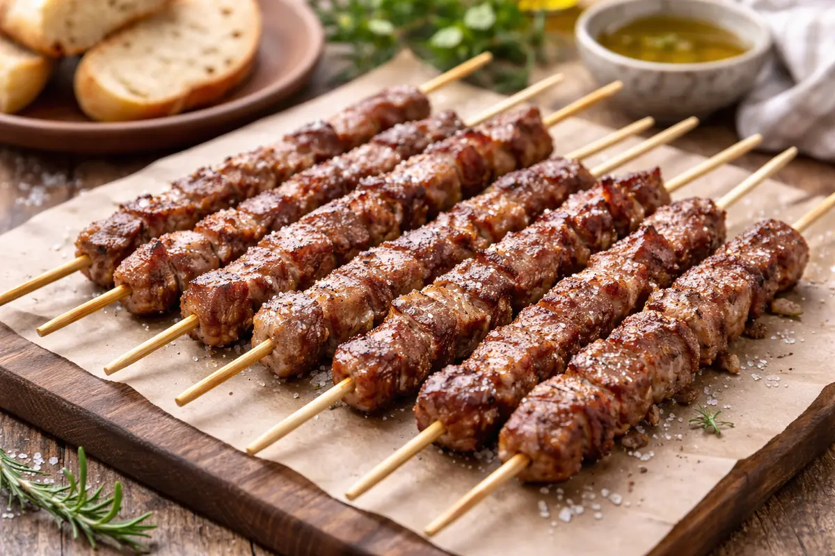 grilled arrosticini from abbruzzo