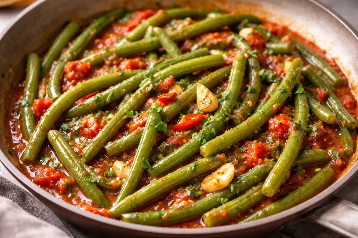 Pugliese-style green beans