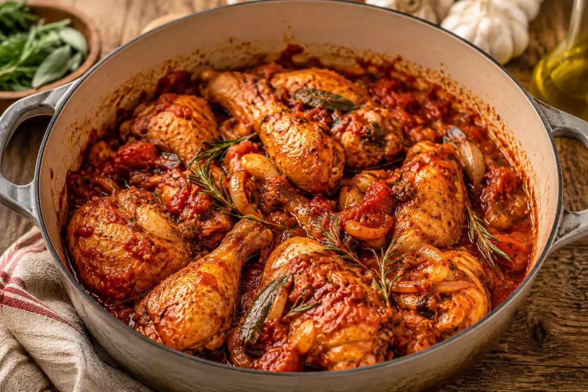 Chicken cacciatore