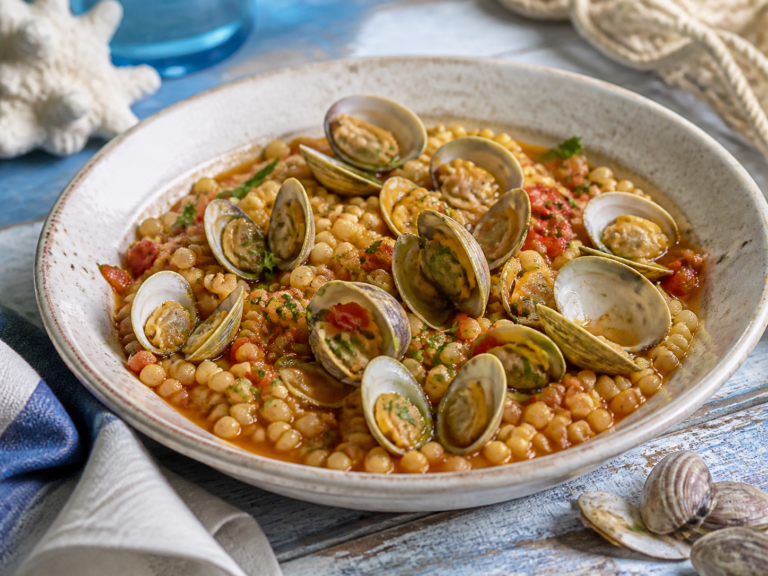 Fregola with Clams: Sardinian Seafood Pasta - True Italian Table