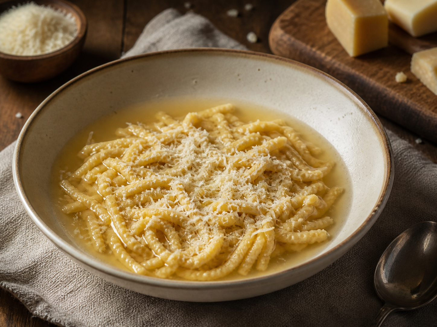Passatelli in Brodo: Emilia-Romagna Breadcrumb Pasta - True Italian Table