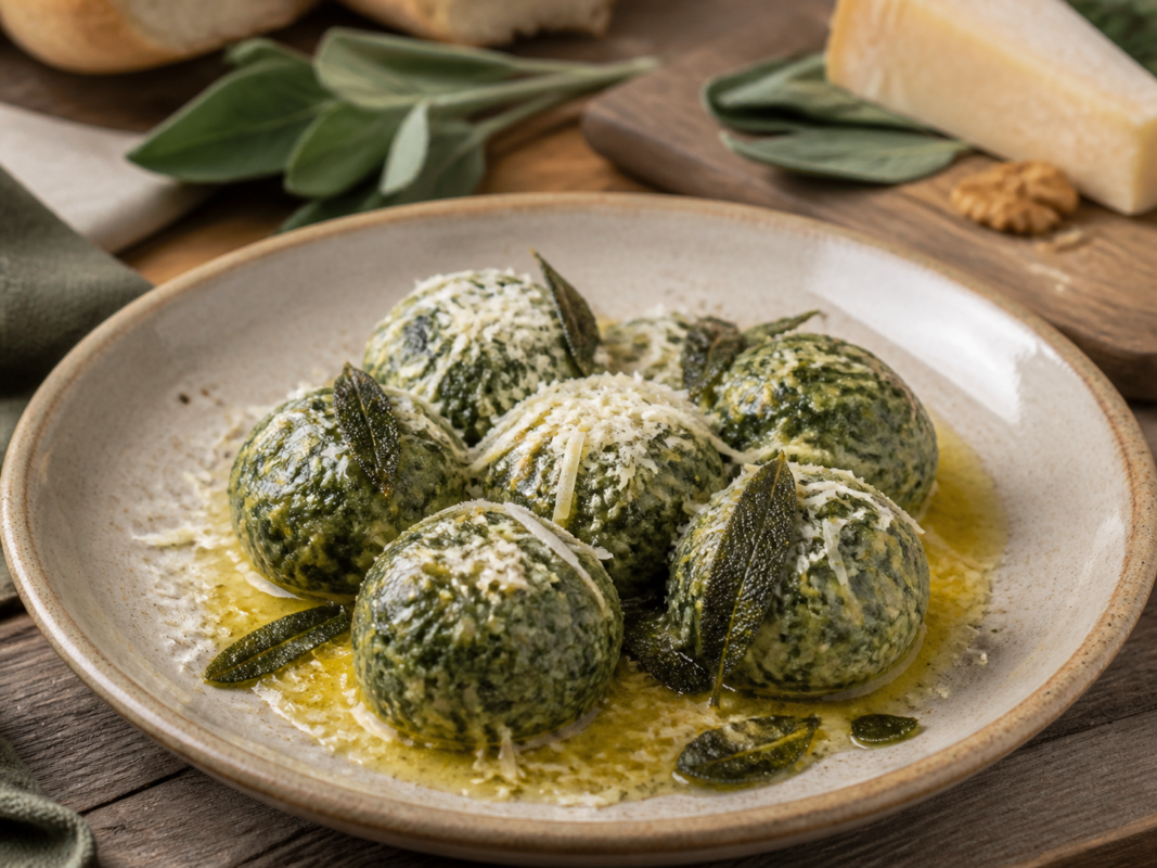 Strangolapreti: Trentino Spinach and Bread Dumplings - True Italian Table